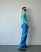 Ruffle Jeans #250420